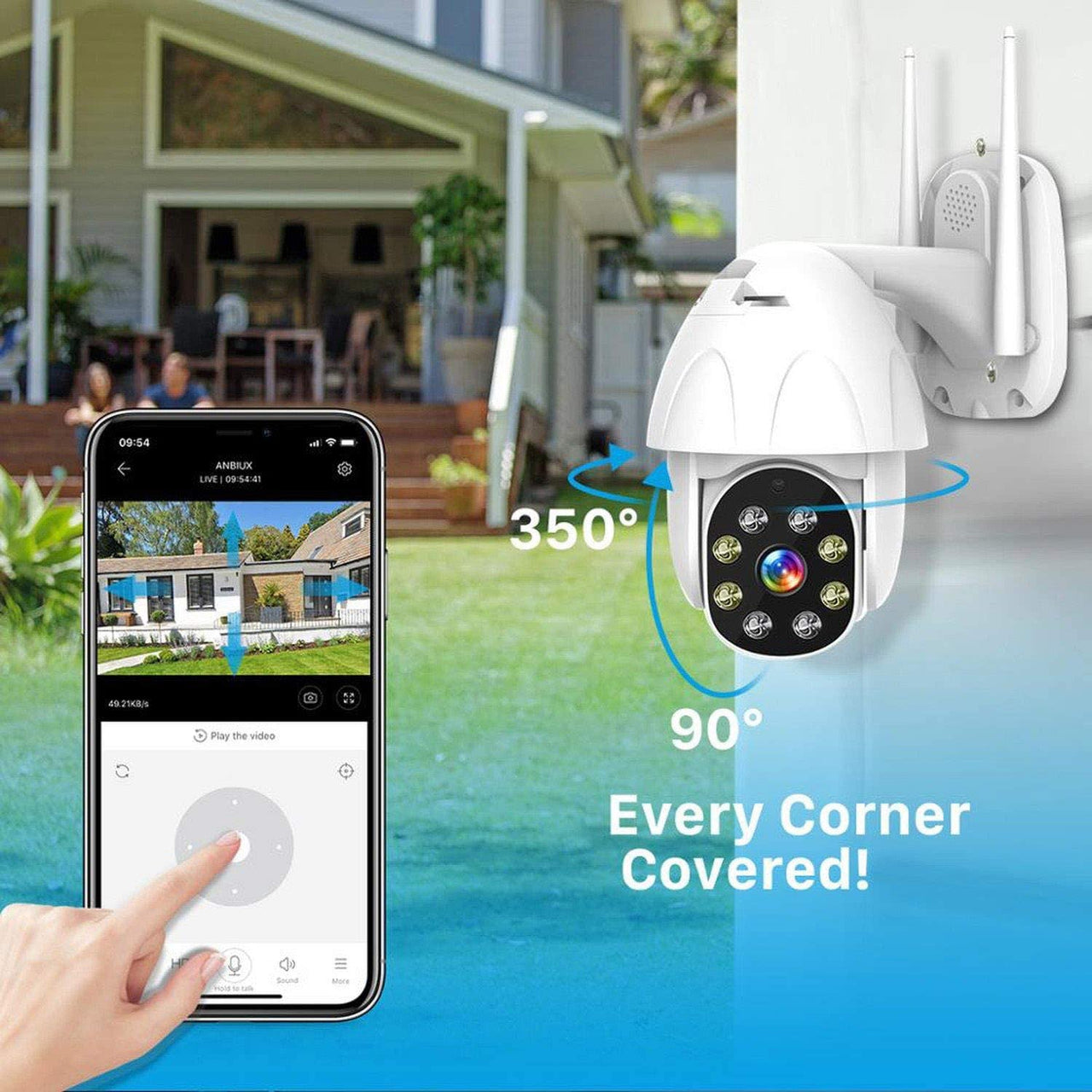 PTZ Wifi Security Camera