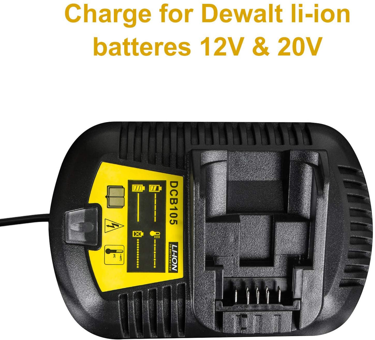 Replacement Dewalt DCB105 Tool Charger