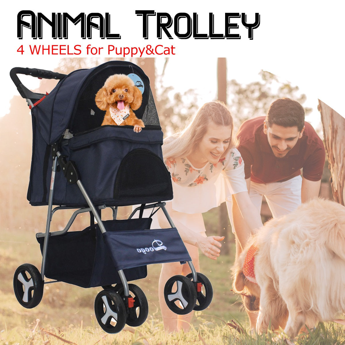 Foldable Pet Stroller