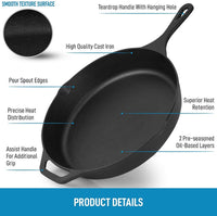 Thumbnail for Cast Iron Frying Pan Skillet