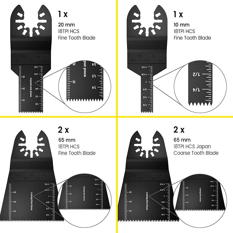 Multi Tool Oscillating Saw Blades 68PCS