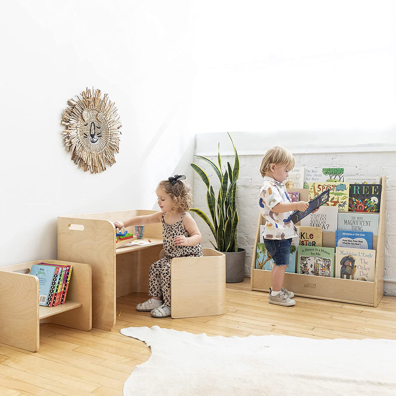 Kids Table and Chairs Set - Study Desk