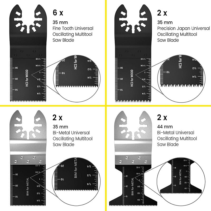 Multi Tool Oscillating Saw Blades 68PCS