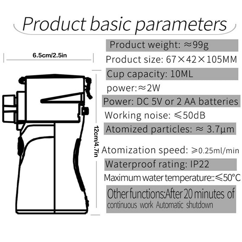 Ultrasonic Nebulizer Inhaler