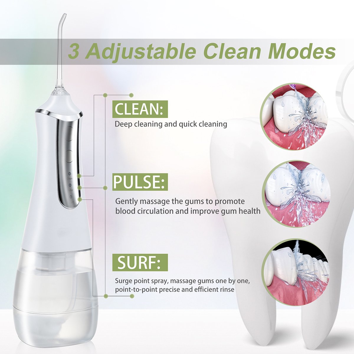 Portable Water Flosser, Cordless