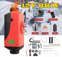 Thumbnail for 8KW Diesel Air Heater 10L Diesel Tank 12V with LCD Thermostat Monitor - Homyspire NZ