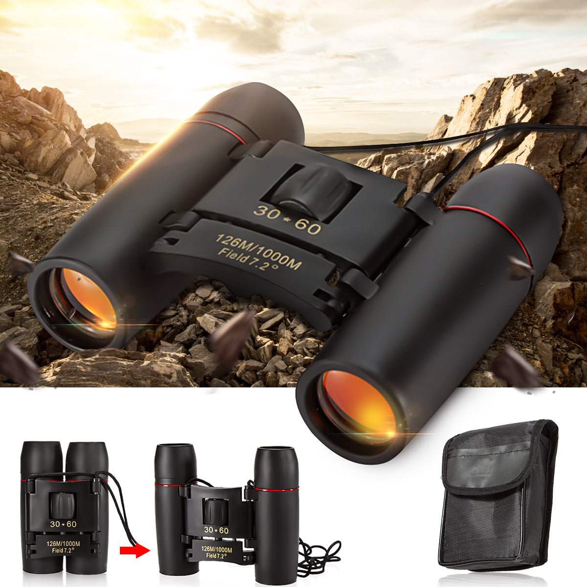 Binoculars Hunting Folding