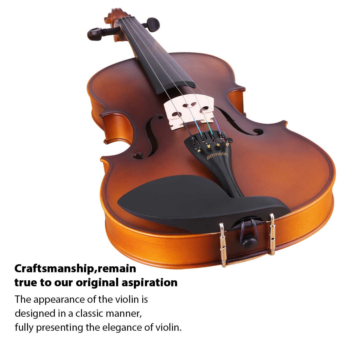 Violin Natural 4/4 full size Wood Color