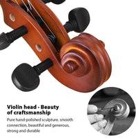 Thumbnail for Violin Natural 4/4 full size Wood Color