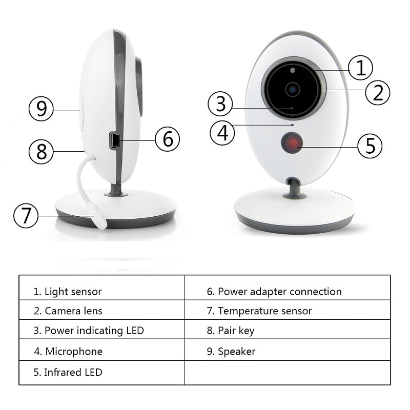 Baby Monitor 2 Way Audio - Homyspire NZ