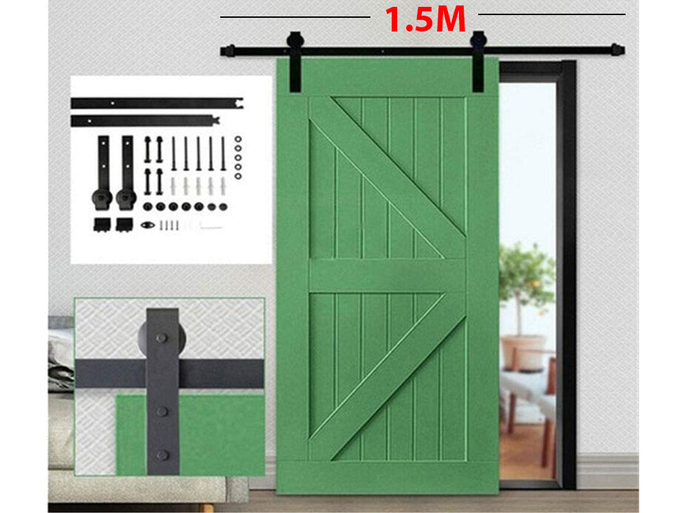 Barn Door Hardware 1.5M - Homyspire NZ