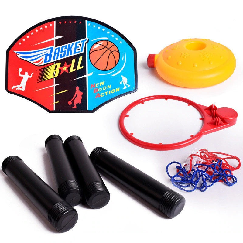 Basketball Hoop Adjustable Stand With Ball