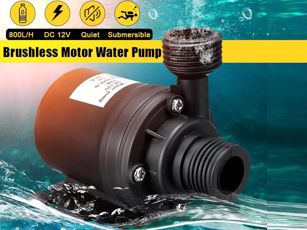 12V 24V Water Brushless Pump 800L/H 5M Dc Brushless Motor