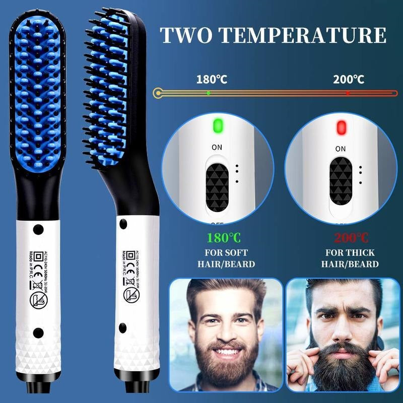 Beard Straightener Heated Comb