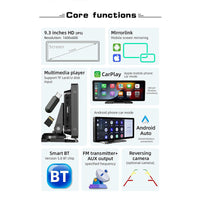 Thumbnail for Portable Car Stereo Bluetooth MP5 Player