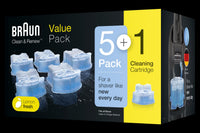 Thumbnail for Braun Clean and Charge Refills 5 Pack + 1 free (CCR6)