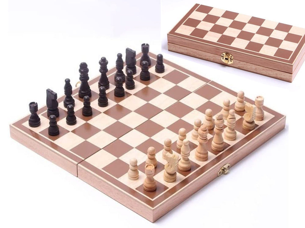 Chess Board Set Folding Wooden