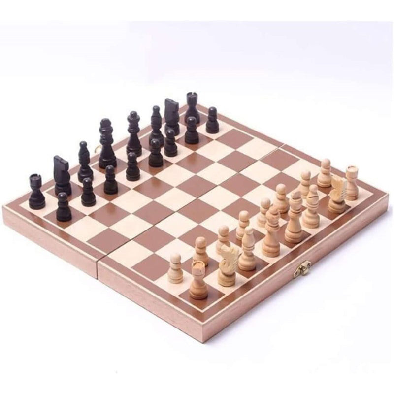 Chess Board Set Folding Wooden