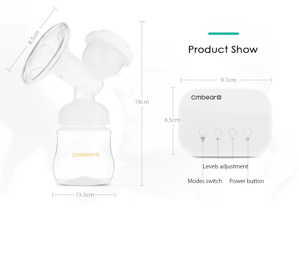 Electric Breast Pump BPA Free - Homyspire NZ