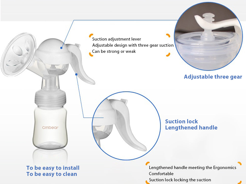 Breast Pump Manual Breast Pump Breastfeeding Pump - Homyspire NZ