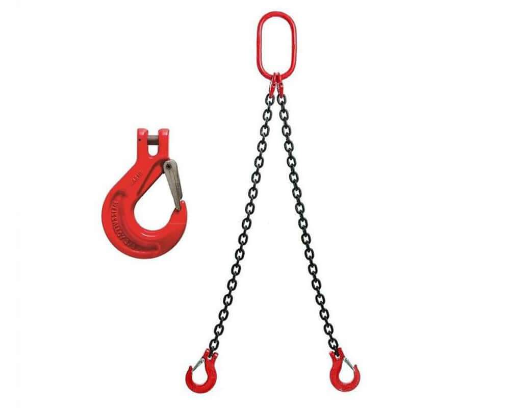 2 Leg Lifting Chain 1 Meter 1000Kg Capacity