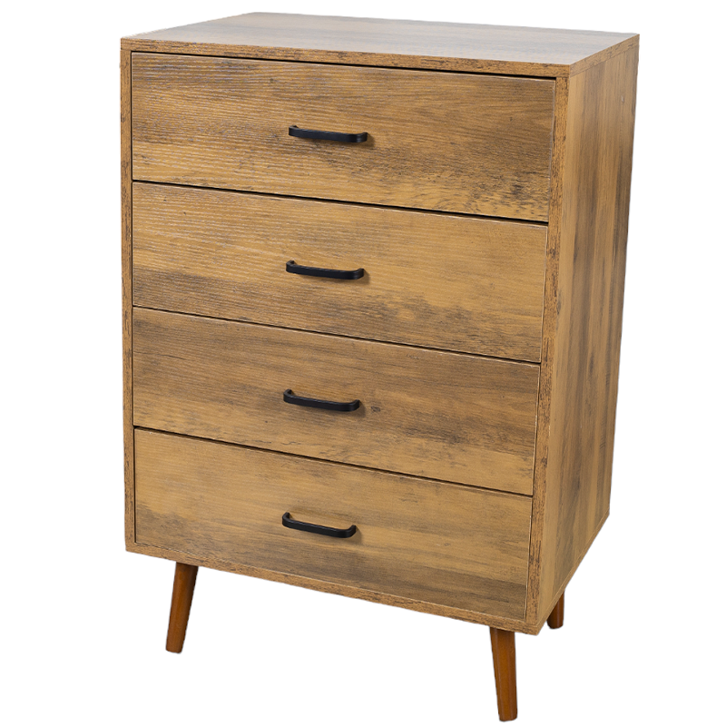 Tallboy Modern Chest of Drawers Dresser with 4 Drawers