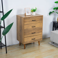 Thumbnail for Tallboy Modern Chest of Drawers Dresser with 4 Drawers