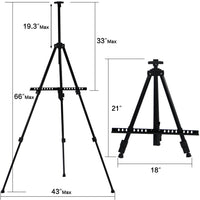 Thumbnail for Art Easel Aluminum Metal Tripod