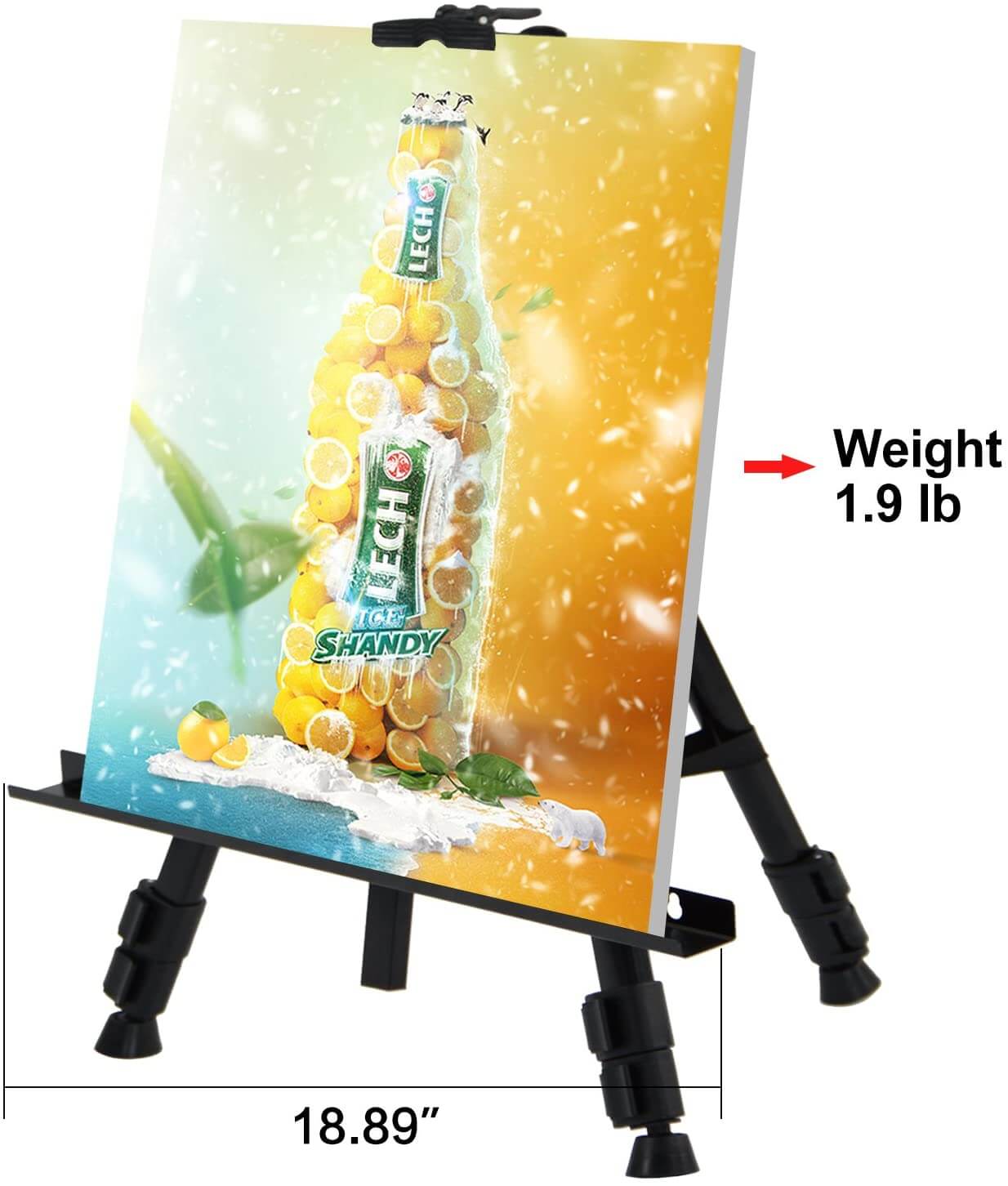 Art Easel Aluminum Metal Tripod