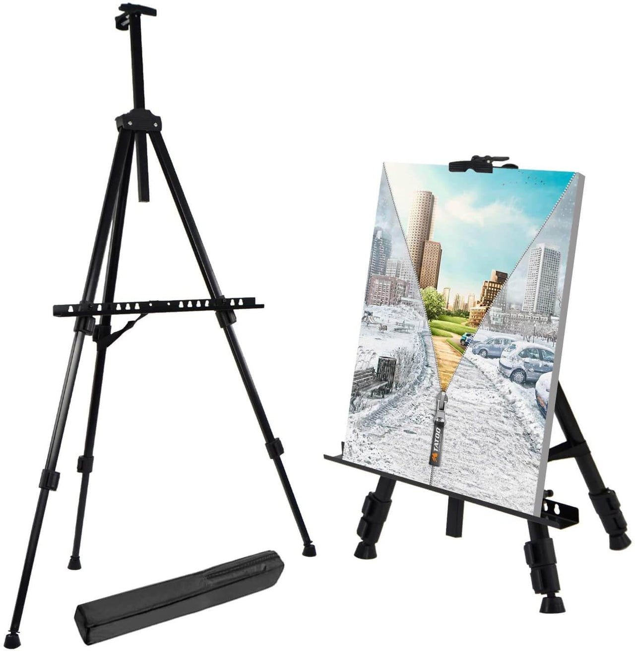 Art Easel Aluminum Metal Tripod