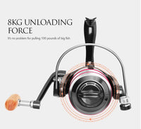 Thumbnail for Fishing Reel 8KG Pike Black Red Spinning Reel