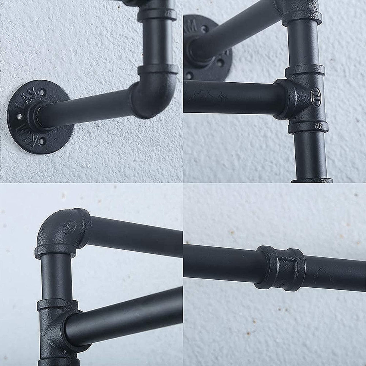 Pipe Wall Mounted Garment Rack