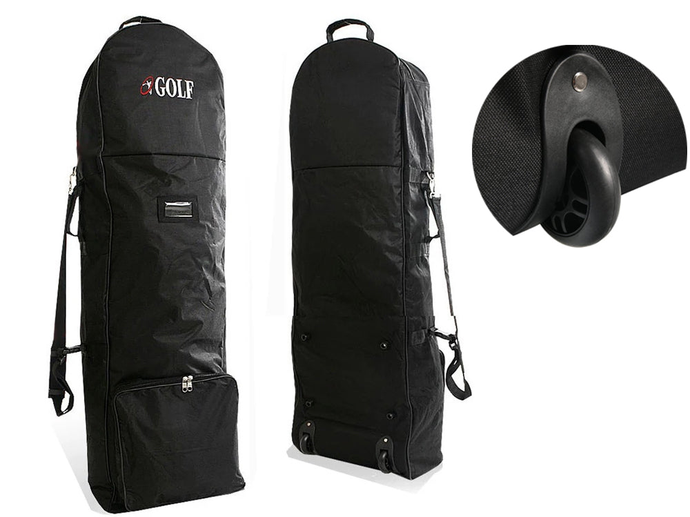 Golf Travel Bag with Wheels Black