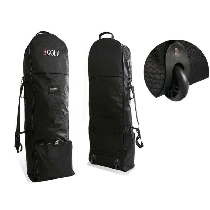 Golf Travel Bag with Wheels Black