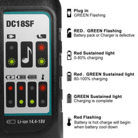 Thumbnail for Makita battery Charger 14.4-18V Four Port Charger for Makita Battery