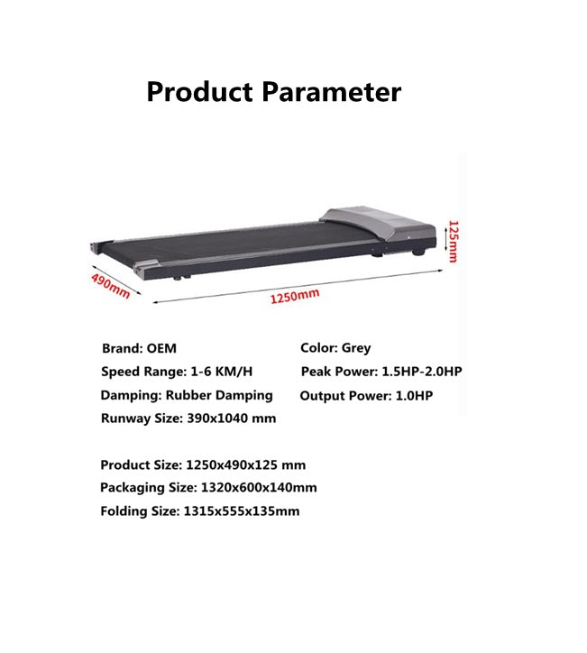 Treadmill Home Gym Fitness Foldable Walking Treadmill