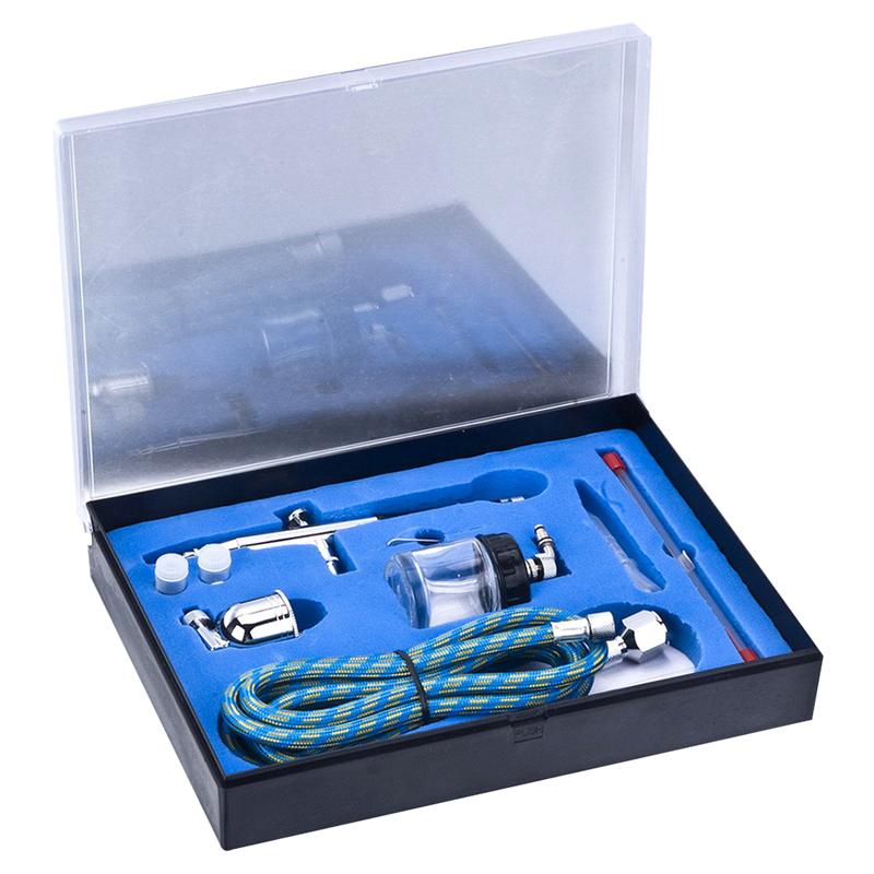 Air Brush Compressor Spray Gun Kit