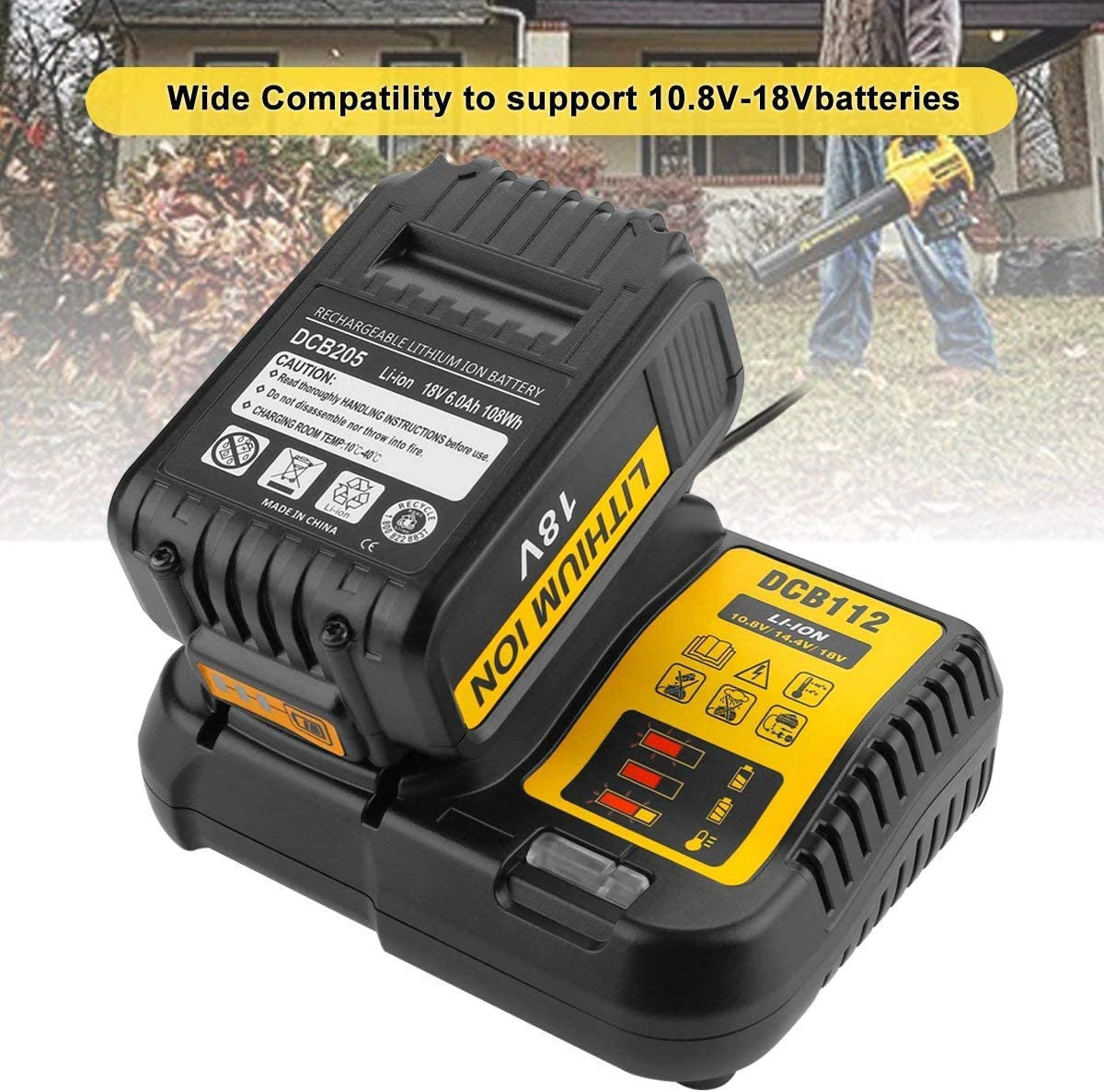 Replacement Dewalt Battery Charger DCB112