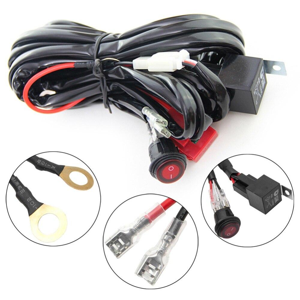 LED Light Bar Wiring Harness 12V 40A