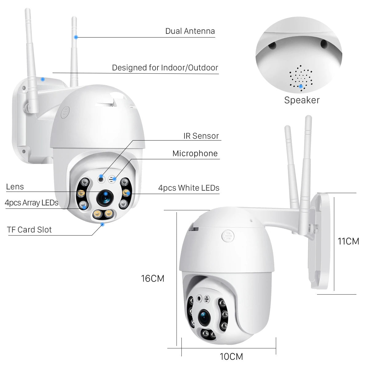 Wireless Security Camera PTZ