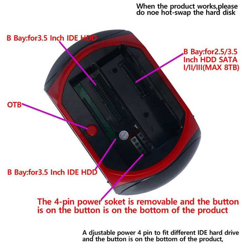 SATA HDD Docking Station 2.5/3.5