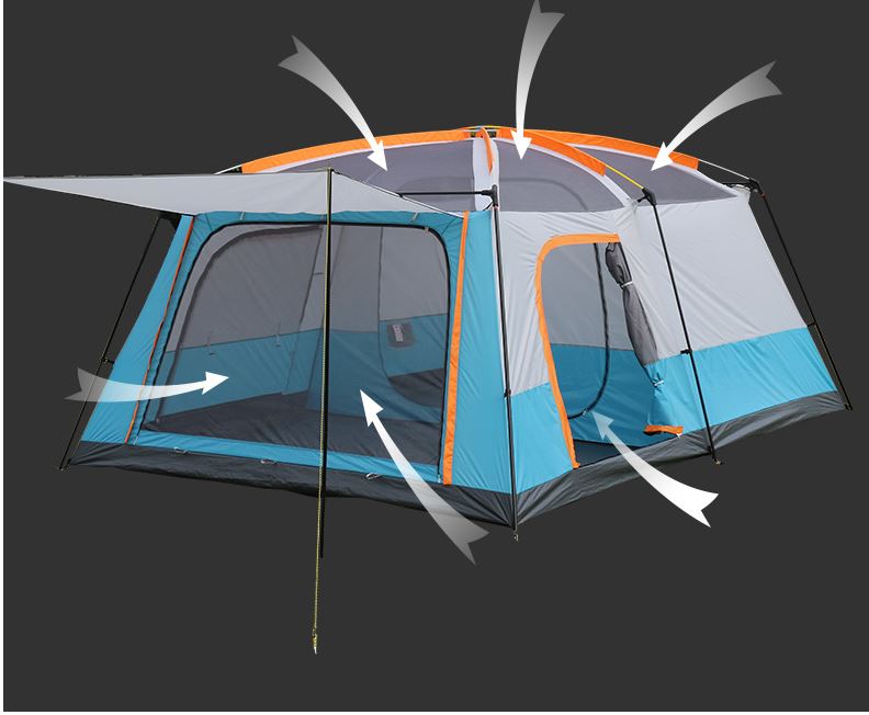 Camping Tent 10 People Family Tent - Homyspire NZ