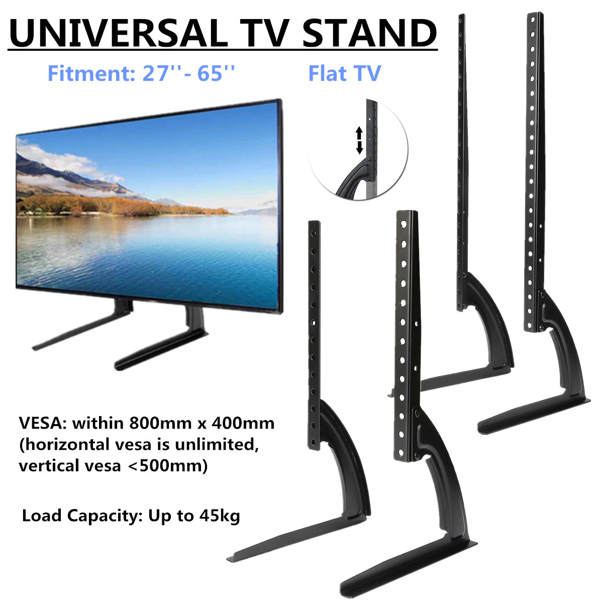 Universal TV Stand Table Top TV Stand