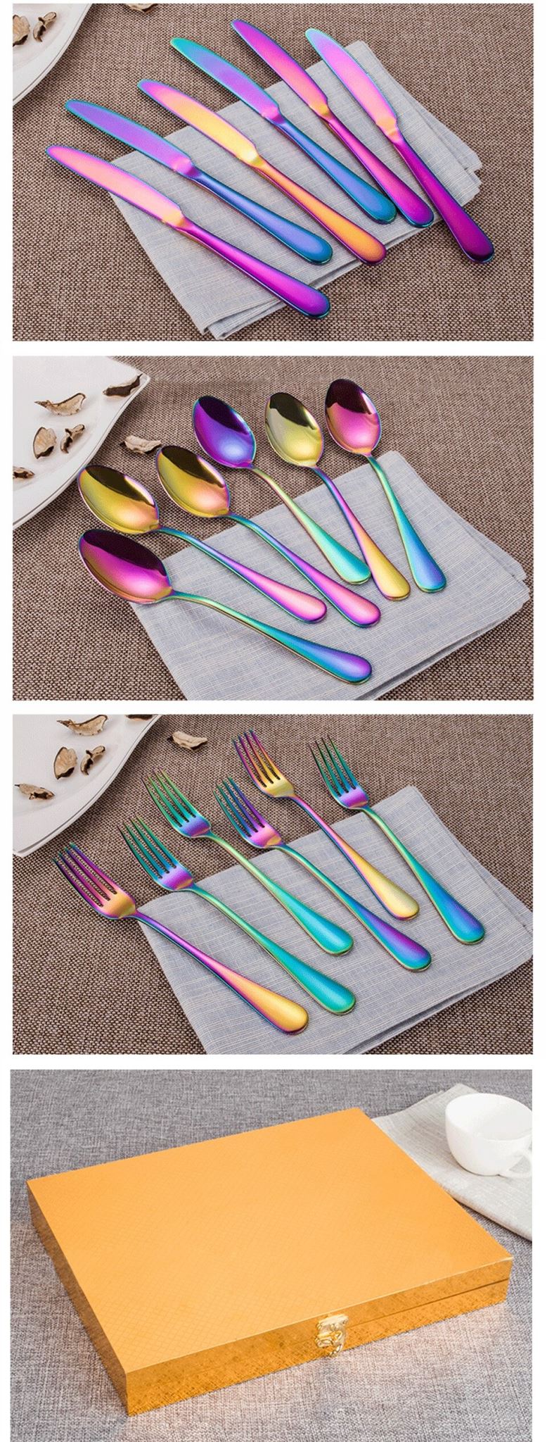 24 PCS Stainless Steel Cutlery Set