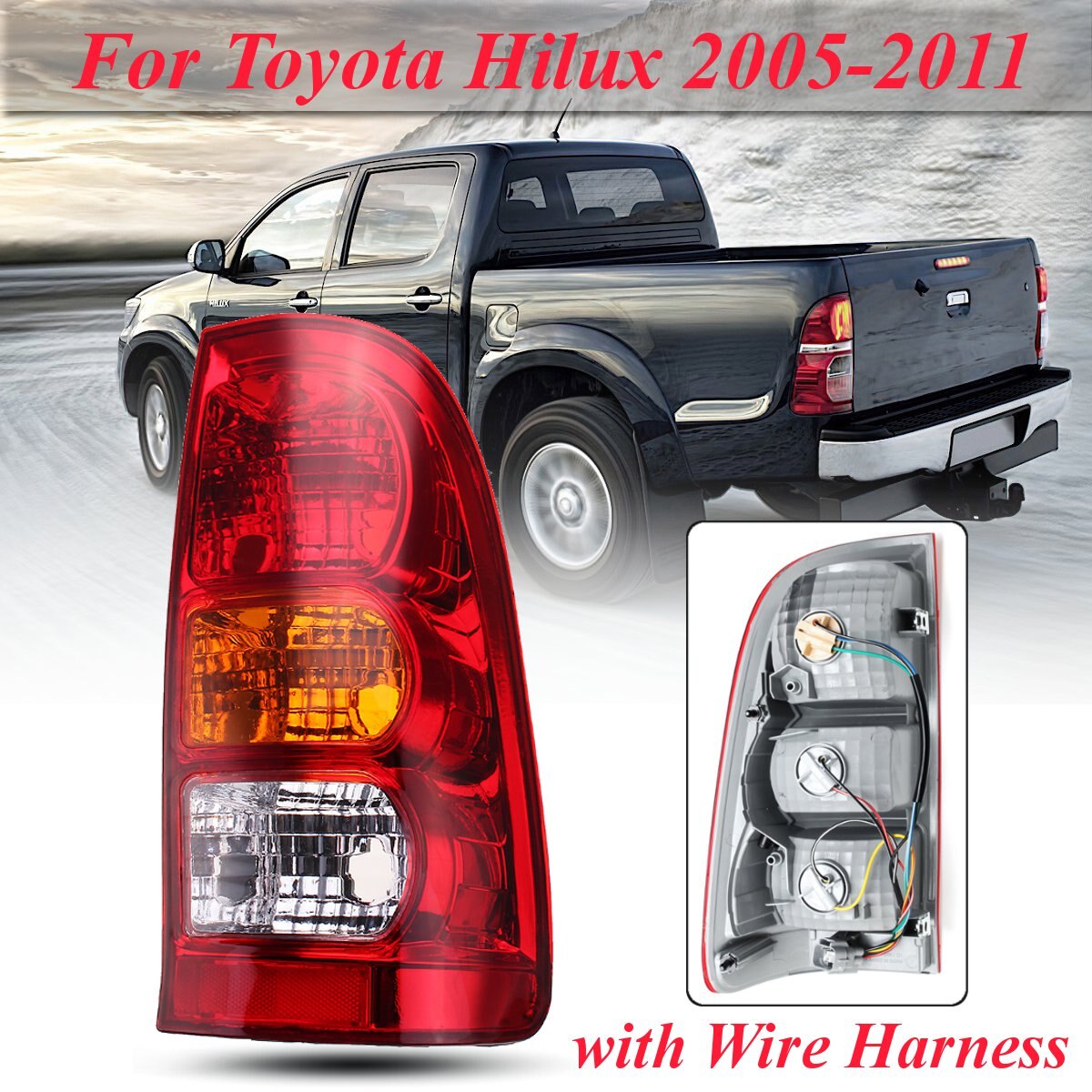 Aftermarket Toyota Hilux Tail Light 2005-2011(Right)