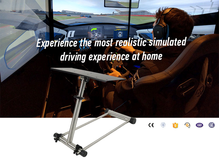 Gaming wheel table / stand for driving simulator