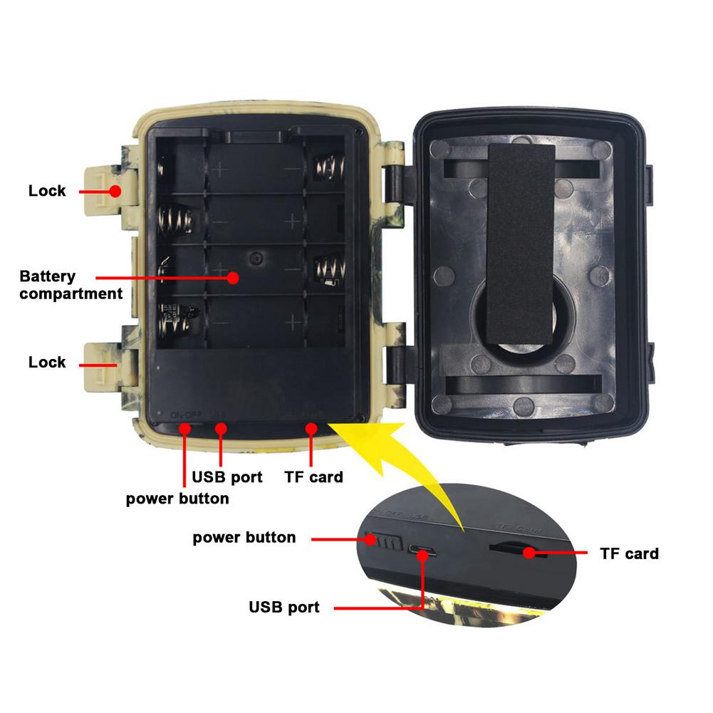 Trail Hunting Camera PIR Sensor Waterproof