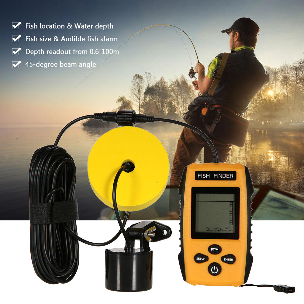 Sonar LCD Fish Finder Fishing Tools Echo Sounder for Fishing