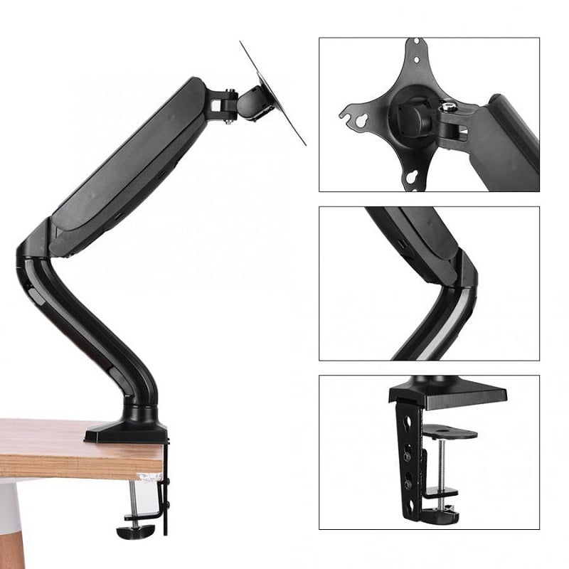 hydraulic single arm monitor stand