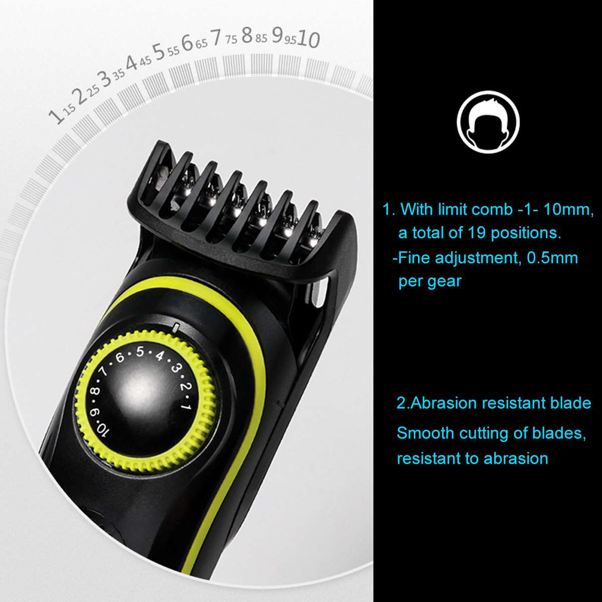 Hair Trimmer Shaver Clippers Cordless